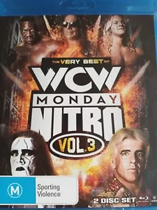 WWE The Very Best Of WCW Monday Nitro Vol. 3 BLU-RAY (2 x Disc Set) NEW & SEALED - Picture 1 of 3
