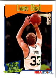 Tarjeta de baloncesto Larry Bird 1991 Hoops #532 - Imagen 1 de 2