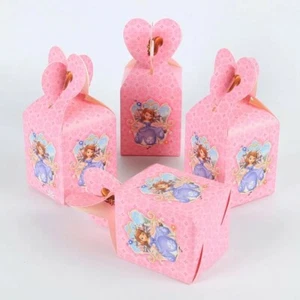 12 Pcs Set, Sofia the first goody/Candy Boxes Kids Birthday Party Supplies - Picture 1 of 1
