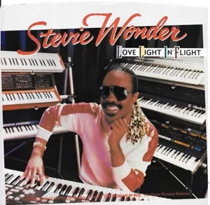 STEVIE WONDER * PICTURE SLEEVE ONLY, for YOUR 45 RPM * Love Light In * 1984 USA - Imagen 1 de 2
