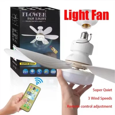 30W ceiling fan light E27 with remote dimming function LED fan light  - Image 1 of 4