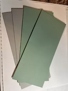 Stampin' Up Slimeline Envelopes RETIRED (Smokey Slate & Soft Succulent) - Picture 1 of 2