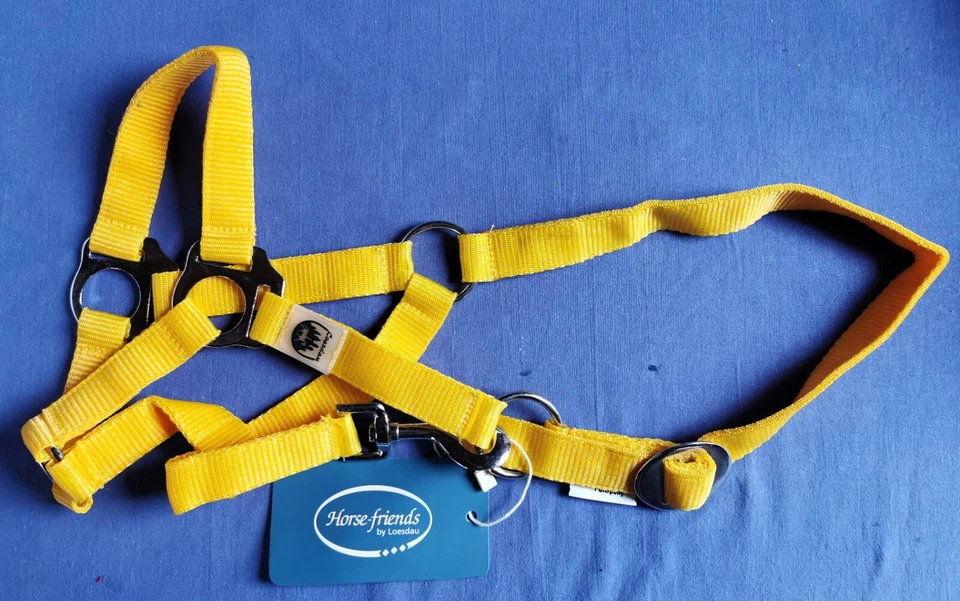 Loesdau Horse-friends Pony Halfter Gelb PP Webhalfter 5151 ON 177628 - Bild 1 von 1