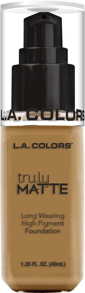 L.A. COLORS Truly Matte Foundation, Cafe, 1.35 Fl. Oz. - Image 1 of 1