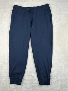 ORVIS Mens Tracksuit Trousers Joggers XL Navy Blue Polyester Sports FC02 - Picture 1 of 7