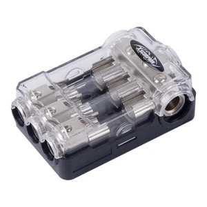 AGU FUSE PLATINUM DISTRIBUTION BLOCK (3) 2/4 GA IN THREE 4/8 GAUGE AWG OUT 12V - Picture 1 of 1