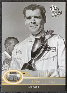 2007 Buddy Baker 19/100 NASCAR Gold Foil Press Pass Card #P55 - Picture 1 of 2