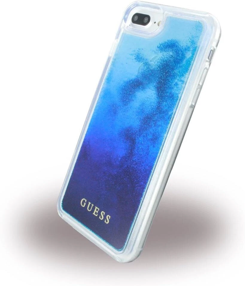 Guess guhcp7lglugrrbl Duro Custodia per Apple iPhone 7 Plus, Glitter/Blu - Immagine 1 di 1