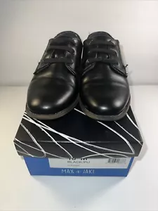 Zapato Max + Jake Lil Buckley Oxfords Negro EN CAJA Niños Talla 10M *Usado Una Vez* con Caja - Imagen 1 de 13