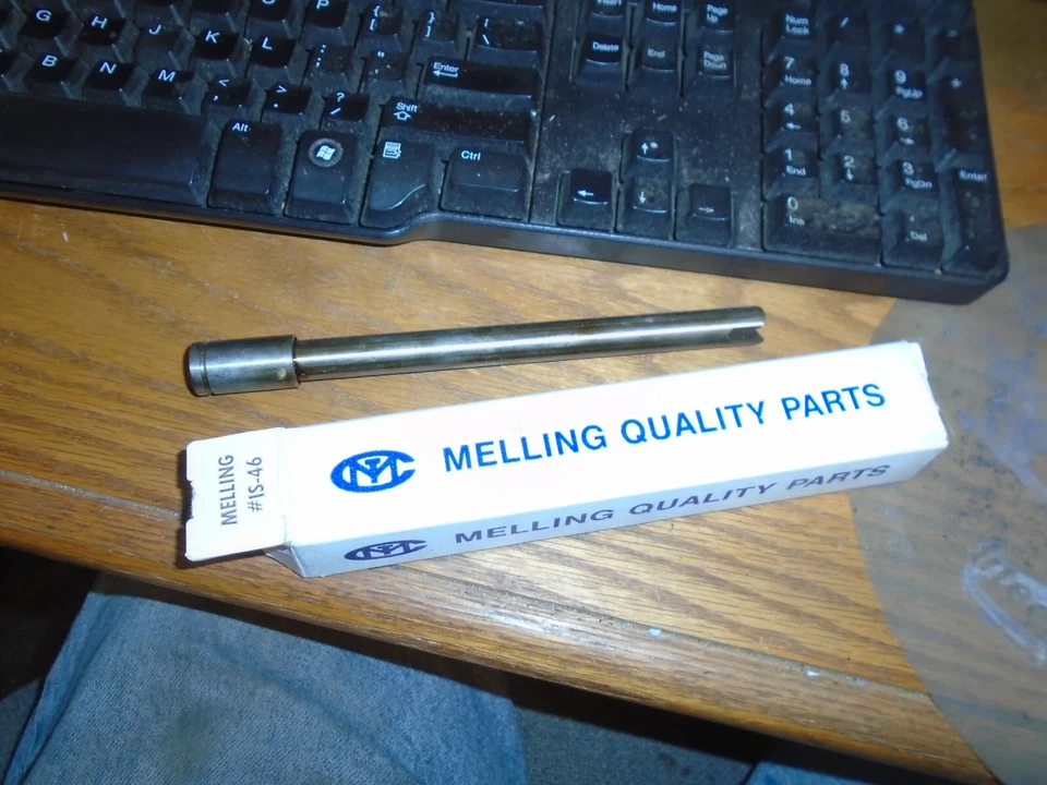 Melling Oil Pump Shaft IS-46; Heavy Duty Steel, 6.83" for 55-57 chevy 283 SBC - Image 1 of 1