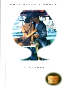 COURVOISIER COGNAC Bon Appetit 1992 Original Ad What Makes A Moment? A Memory - Picture 1 of 1