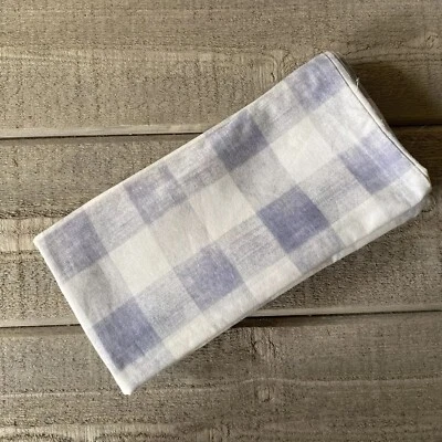 "Funda de almohada Pottery Barn Rhett azul a cuadros 24""" Foto 1 de 4