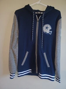 NFL Dallas Cowboys Size Small Hooded Sweater Shirt Varsity Style-Logos & Stripes - Picture 1 of 7