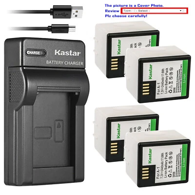 Kastar Battery Slim USB Charger for Arlo A1 & Arlo Pro Pro1 Pro 2 Secrity Camera