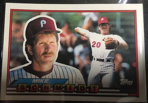 1989 Topps Big Baseball Card Mike Schmidt #220 NM-Mint - Picture 1 of 2