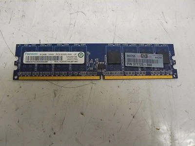 HEWLETT PACKARD 3777725-888 MEMORY CARD 512 MB RAMAXEI 1RX8 PC2-53000U-555 - Image 1 of 4