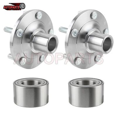 2x Front Wheel Hub & Bearing Kit For 2005-2013 Mazda 3 Hatchback Sedan 2.0 2.5L - Image 1 of 4