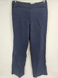 Womens Time And Tru Blue Straight Cut Pants Size 16 - Picture 1 of 5