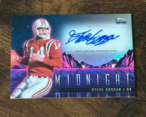 2024 Topps Midnight Steve Grogan #HZS-SG Horizon Signatures Autograph Auto - Bild 1 von 2