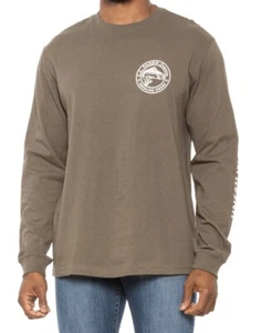 New! $60 Filson Pioneer Graphic Long Sleeve T-shirt Mens Sz M Made In USA. Olive - Picture 1 of 10