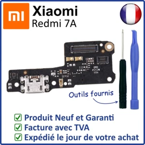 SCHALTUNG LADEANSCHLUSS DOCK USB UND MIKROFON VON XIAOMI REDMI 7A + WERKZEUGE - Bild 1 von 4