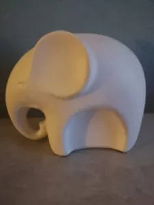 Keramik Elefant Statue Sammler Figur Hause Tier Skulptur Gebraucht - Bild 1 von 5