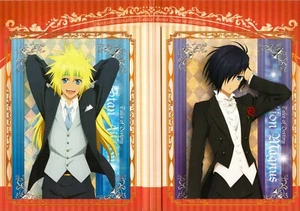 2 pcs big photo portrait Tales of Destiny Stan Aileron Leon Lion Magnus - Picture 1 of 2