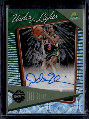 2022-23 Panini Chronicles Under the Lights Autographs Silver #22 Dale Ellis AUTO - Image 1 of 2