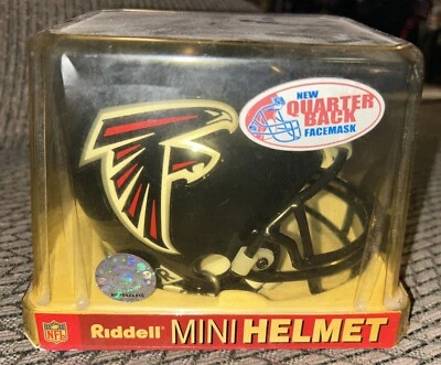 Máscara facial vintage Riddell Mini Helment Quarterback ATLANTA FALCONS ¡Nueva!! Foto 1 de 3