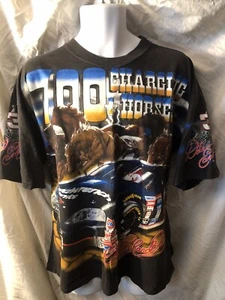 VTG Dale Earnhardt #3 700 + Charging Horses AOP T Shirt XL Chase The Intimidator - Picture 1 of 6
