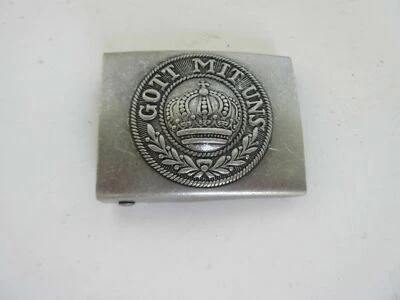 STEFS CORNER WH Koppelschloß Gott mit Uns Preussen für Wehrmacht Koppel Lederkoppel Buckle WH