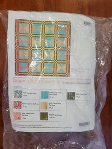 Sugar And Spice 51,5" quadratische Babydecke von S.Mansius Verbindungsfaden Quilt-Set - Bild 1 von 2