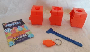 Lotto 3 stampi "Elmer's Squishies" Orange Mystery #31 #28 #65 SOLO STAMPI + regalo - Foto 1 di 2