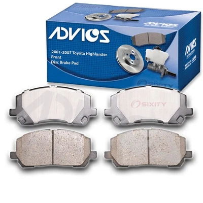 ADVICS Front Disc Brake Pad Set for 2001-2007 Toyota Highlander  - Braking jr - Image 1 of 4
