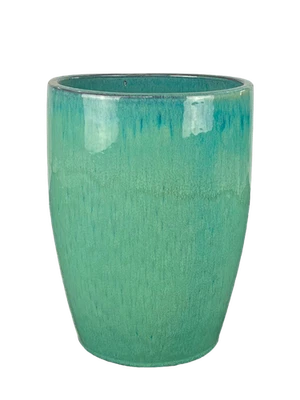 Großer Pflanzkübel Platon türkis, XXL Keramik Blumentopf Terrasse ⌀56cm H... - Bild 1 von 4