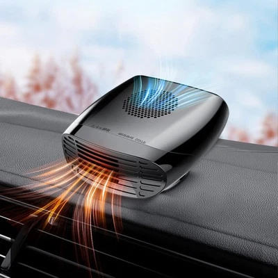 12V Auto Heizlüfter 2-IN-1 Heizung & Defroster 360° für Windschutzscheibe Winter - Bild 1 von 4
