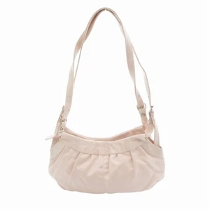 Vanessa Bruno Mini Shoulder Bag Cotton Linen Blend Pink HO Used b04b21cdb73b6f66 - Picture 1 of 8
