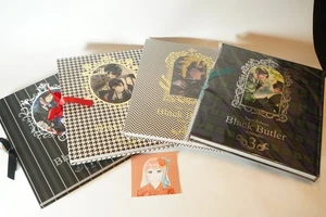 Black Butler Art Book Set Vol.1-4 – Yana Toboso Illustrations – Kuroshitsuji Jap - Bild 1 von 14