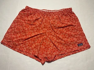 Patagonia Damen Baggies Shorts orange Ikat geometrisch bedruckt Gr. M Schwimmen Sommer - Bild 1 von 8