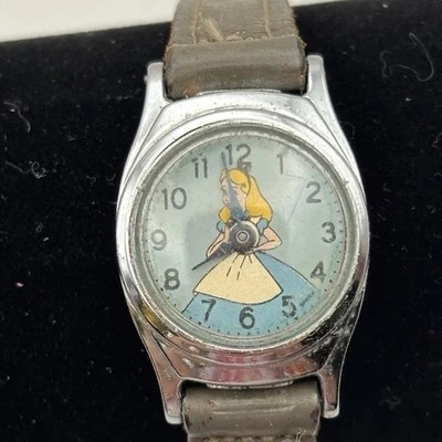 Vintage 1950s Disney Alice in Wonderland Watch – US Time Children's Watch – Rare - Image 1 of 4