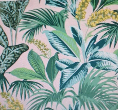 Papel Pintado Rosa Botánico Palma Habana Extraíble Pelar y Pegar 22042 Foto 1 de 4