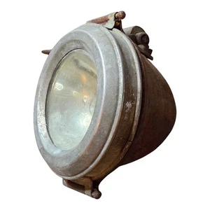 Vintage Early Auto Lamp Headlight with Red Lens Rat Rod Restoration Part - Picture 1 of 12