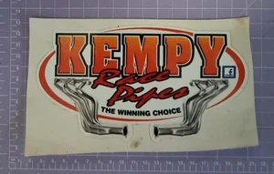 Kempy Racing Pipes  Sticker 20cm x 12cm approx As per image - Picture 1 of 1