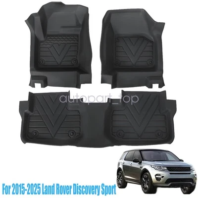 Juego de alfombrillas TPE para Land Rover Discovery Sport 2015-2025 2 filas negras Foto 1 de 4