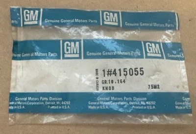 1973-1979 Nuevo de Lote Antiguo Oldsmobile Cutlass 442 Hurst Soplador Interruptor Perilla GM # 415055 Foto 1 de 4