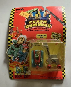 VINTAGE INCREDIBLE CRASH TEST DUMMIES DUMMY SKID THE KID TYCO 1991 NEW - Picture 1 of 3
