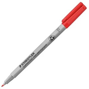STAEDTLER Lumocolor Folienstift rot 0,6 mm non-permanent - Bild 1 von 8