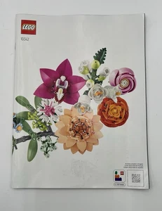 Lego Botanicals hübscher rosa Blumenstrauß 10342 NUR Bauanleitung - Bild 1 von 3