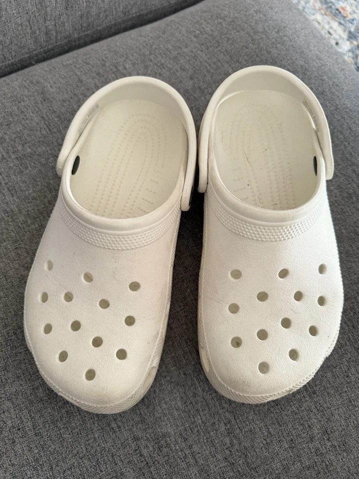 Zueco Crocs Clásico Blanco Unisex Hombre 6 Mujer 8 Foto 1 de 4
