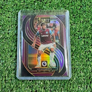Lucas Paqueta Panini Select 2024-25 Premier League Purple Mezzanine 91/140 #168 - Bild 1 von 3